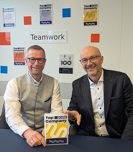 Geschäftsleitung Bernd Hackl und Andreas Stegbauer